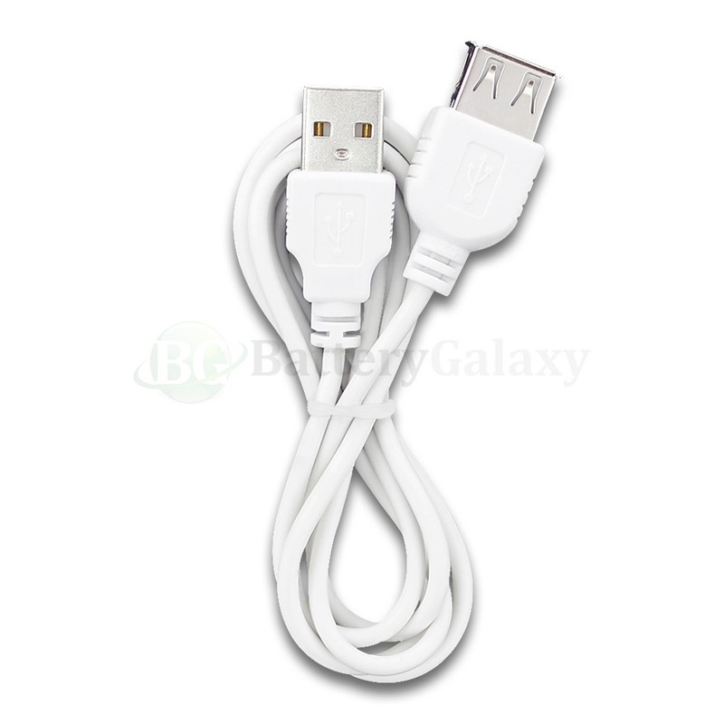 1-100 Lot USB 2.0 Mini A Male to Female Extension Cable Cord A-A M-F 3 FT 3′