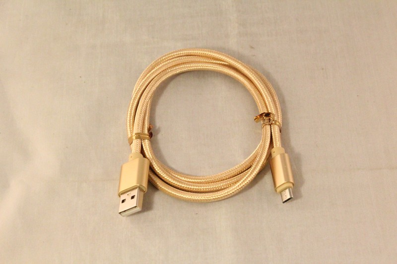 Nylon USB 2.0 Micro 1M USB Data Cable Charging Cords Wire for Androids Samsung gallery