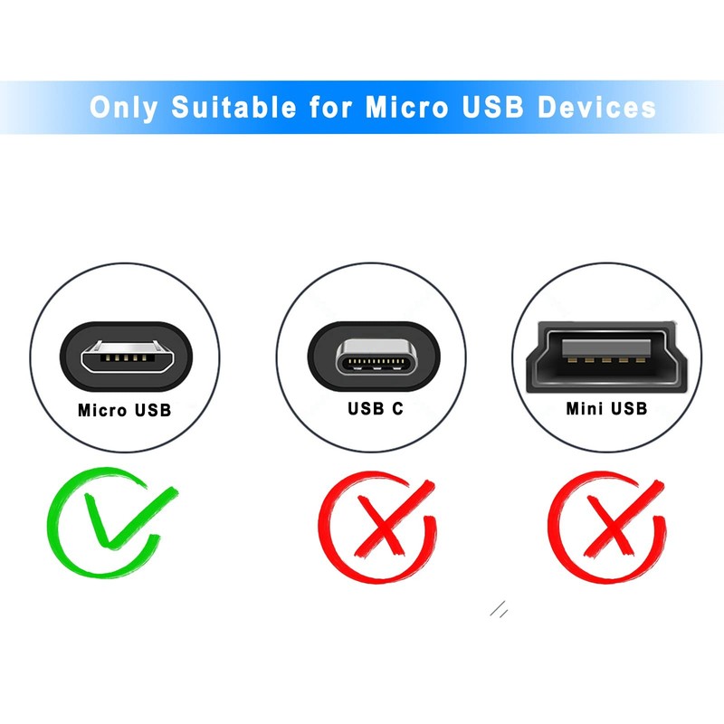 Right Angle Micro USB Cable Short 90 Degree USB to Micro-USB, 6in 3-pack gallery