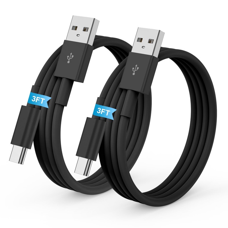 2Pack 3FT USB A to USB C Cable for iPhone 17 16 15 Charger Cord, for Apple 17…