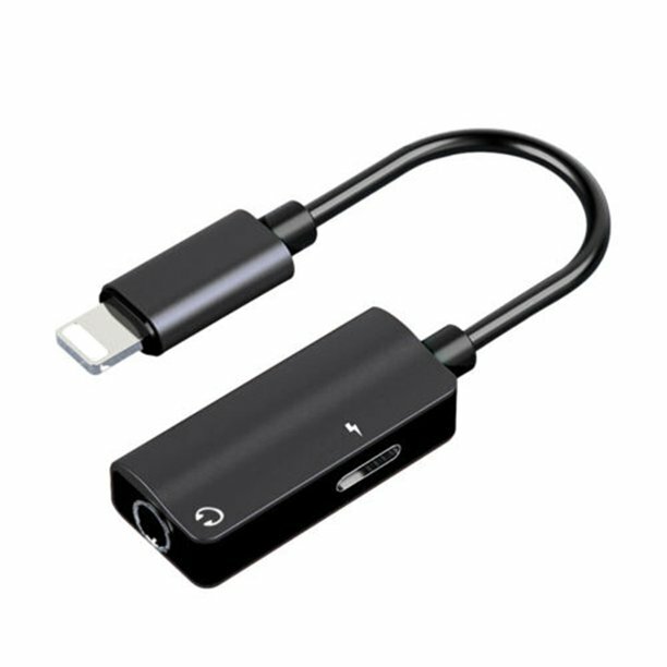 3.5mm Headphone Jack AUX Splitter Adapter and Charger For iPhone 12 11 XS X 8 7