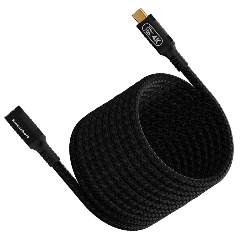 USB to USB Extension Cable | 240W PD & 20Gbps Data | 4K 60Hz | Nylon Braided …