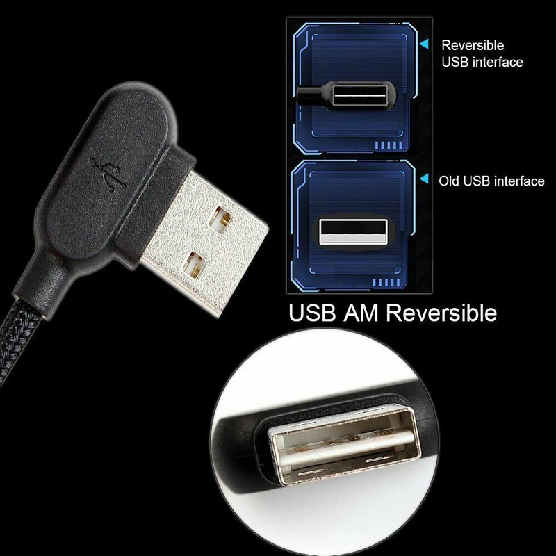MCDODO 90° USB Type C USB C Fast Charger Cable Data Cord For Samsung Huawei OPPO gallery