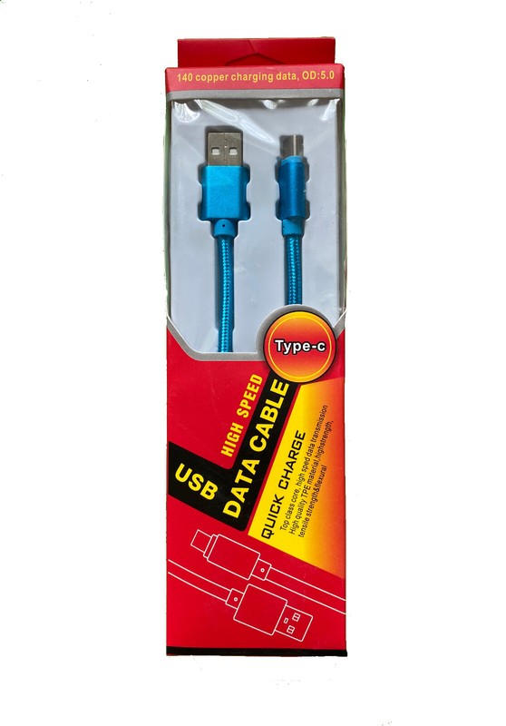 USB A to USB Type C Fast Charging Cable High Quality Nylon Braided (4 Pack) 3ft gallery
