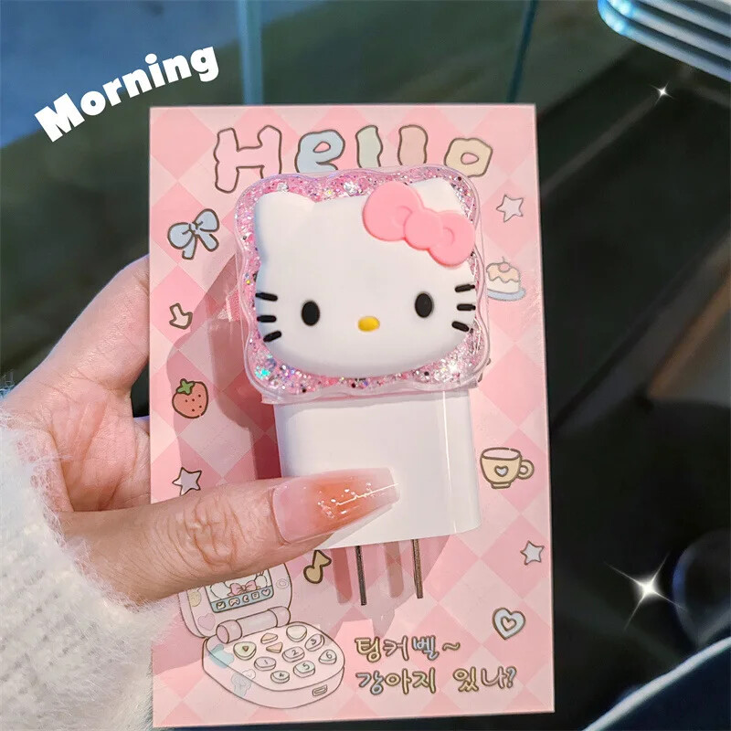 Hello Kitty Charger Data Cable Case Protector and Winding Kit for Apple Adapter gallery