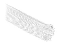 Delock Braided Sleeve with Self Closing 2m x 9mm White 20697 gallery