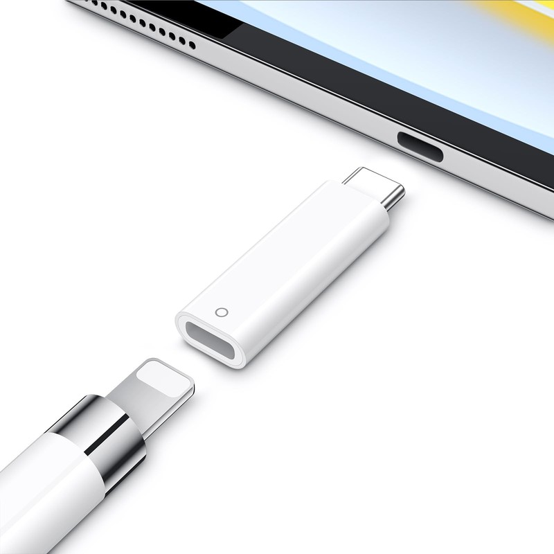 USB Pencil Adapter for Apple Pencil 1st Gen with iPad 11th 10th Gen Only, USB…