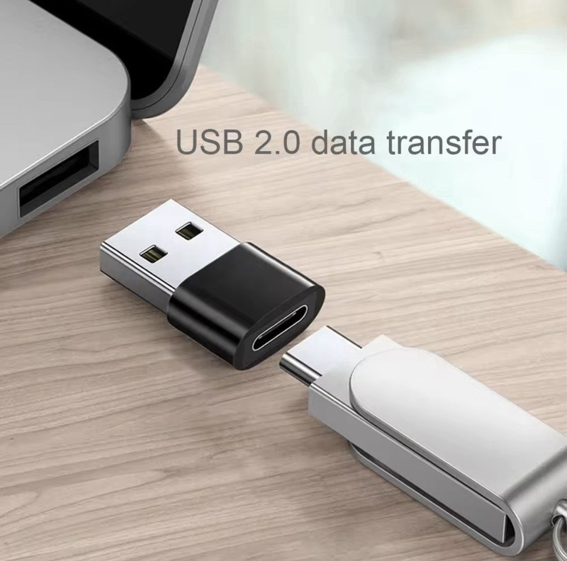 USB To USB C Adapter Type C Female To A Male Charger Converter (2pack) gallery