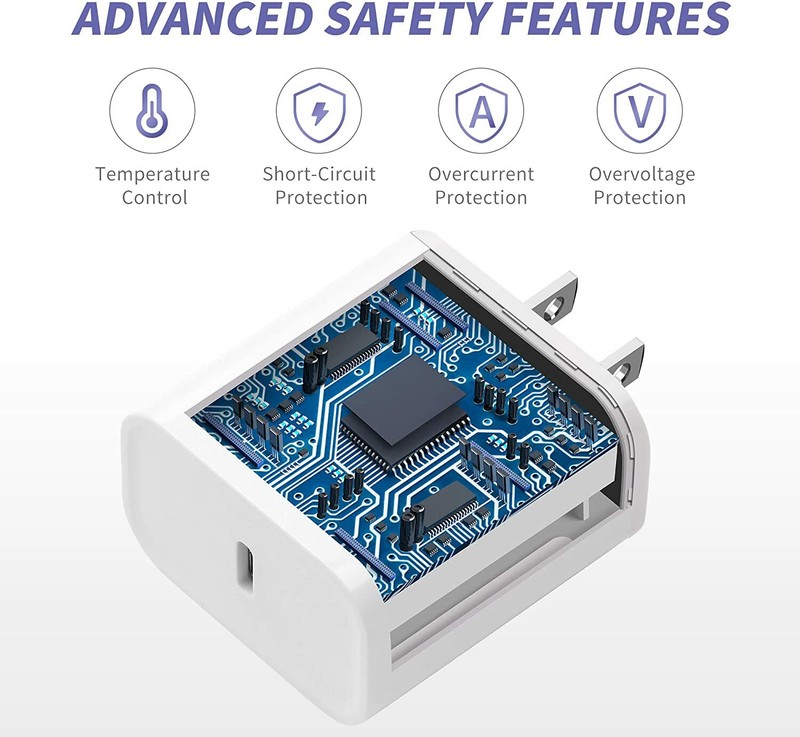Wholesale Bulk For iPhone iPad 20W USB C Type C Power Adapter Fast Charger Block gallery