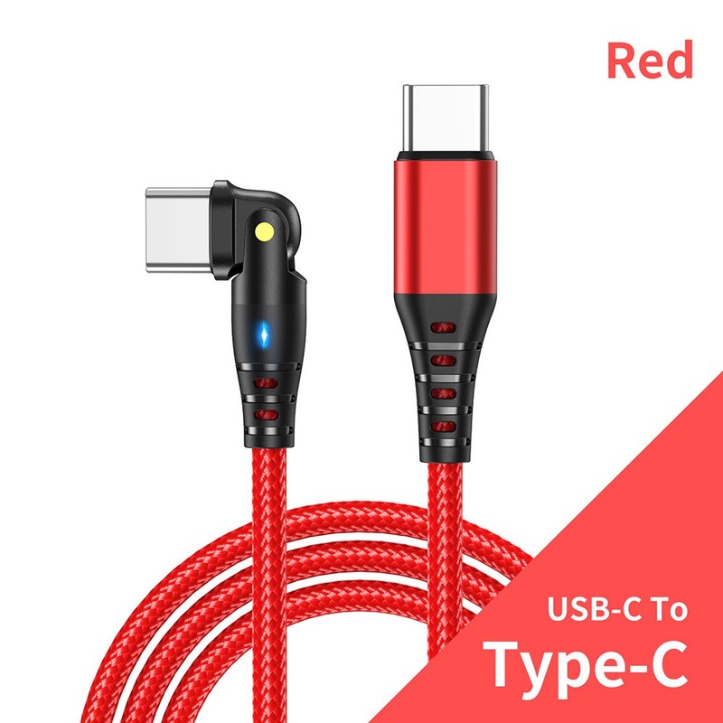 PD 60W Charger Cable Type C to Type C Fast Charging Cord For Macbook Samsung