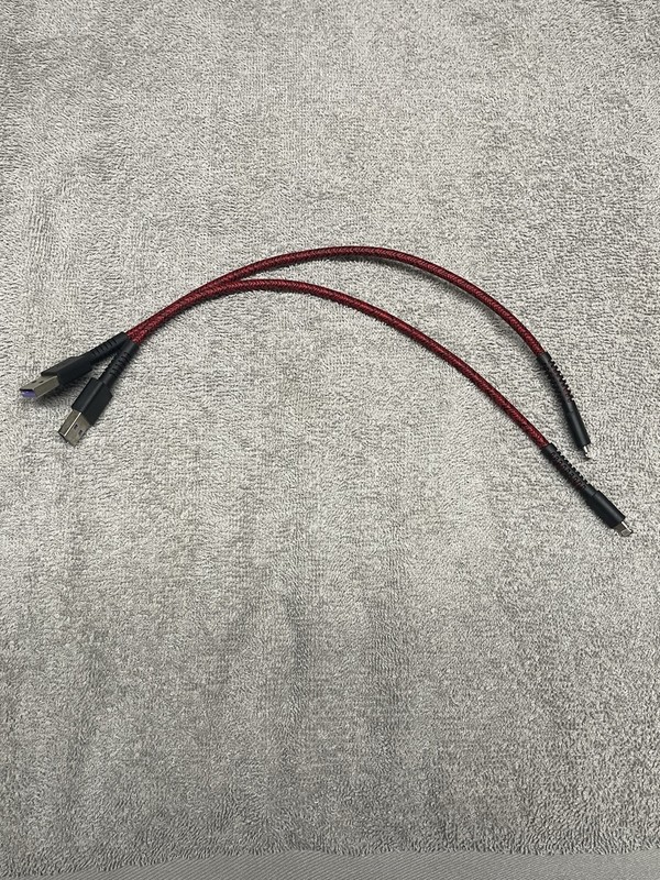 USB-A iPhone Charging Cables (2 Total)