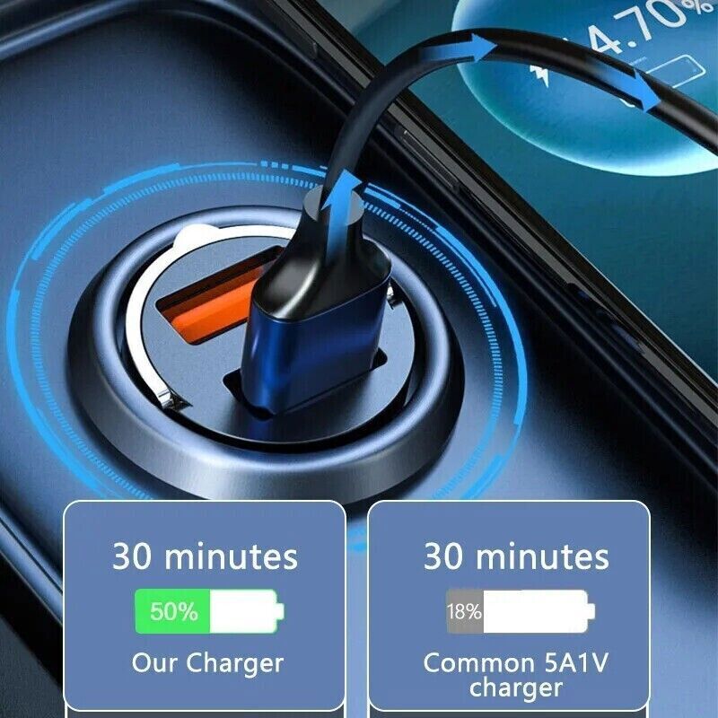 Super Fast Charge USB PD Type-C Car Charger Adapter For iPhone15 14 13ProMax Lot gallery