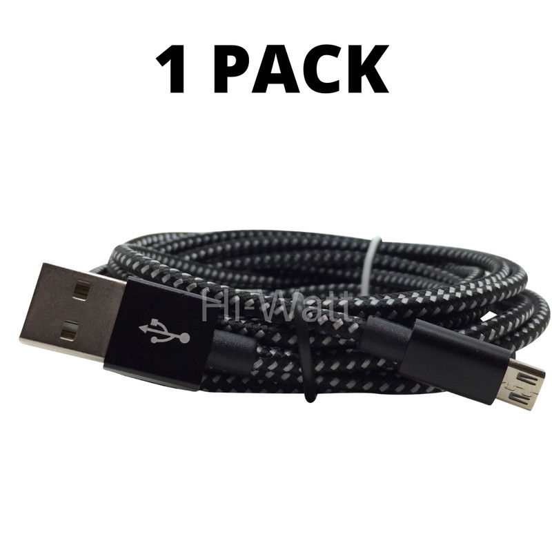1/2/3 Pack Micro USB Charger Fast Charging Cable Cord 6FT For Samsung Android LG