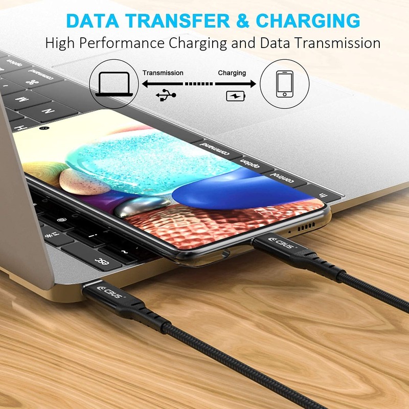 CBUS Motorola Charger Block and 10ft Braided Fast Charging USB Cable for Moto... gallery