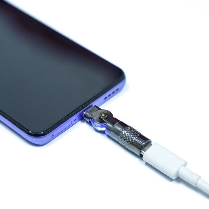 Right Angle USB Adapter 90 Degree Type C Male to Type C Female Connectors gallery