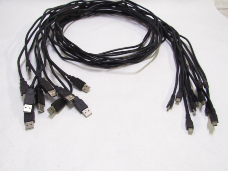 10 PACK USB Type-A to Micro Type-B 2.0 Cable- 5- Pin, 28/24AWG, 6 FT gallery