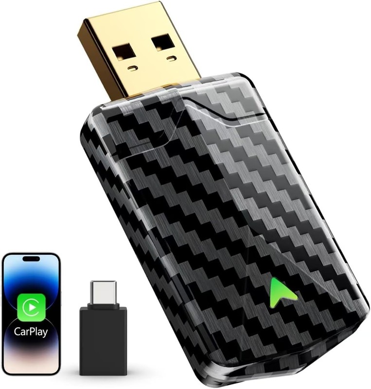 Mini Wireless CarPlay Android Auto Adapter USB