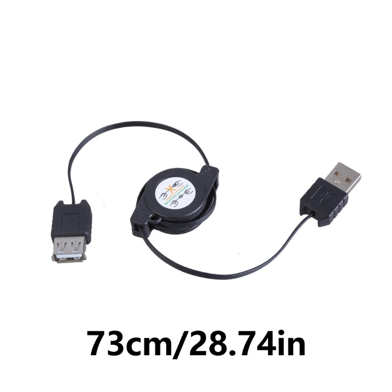 USB 2.0 Male to Female Extendable Cable Stretchable 480Mbps Data Extension Cord gallery