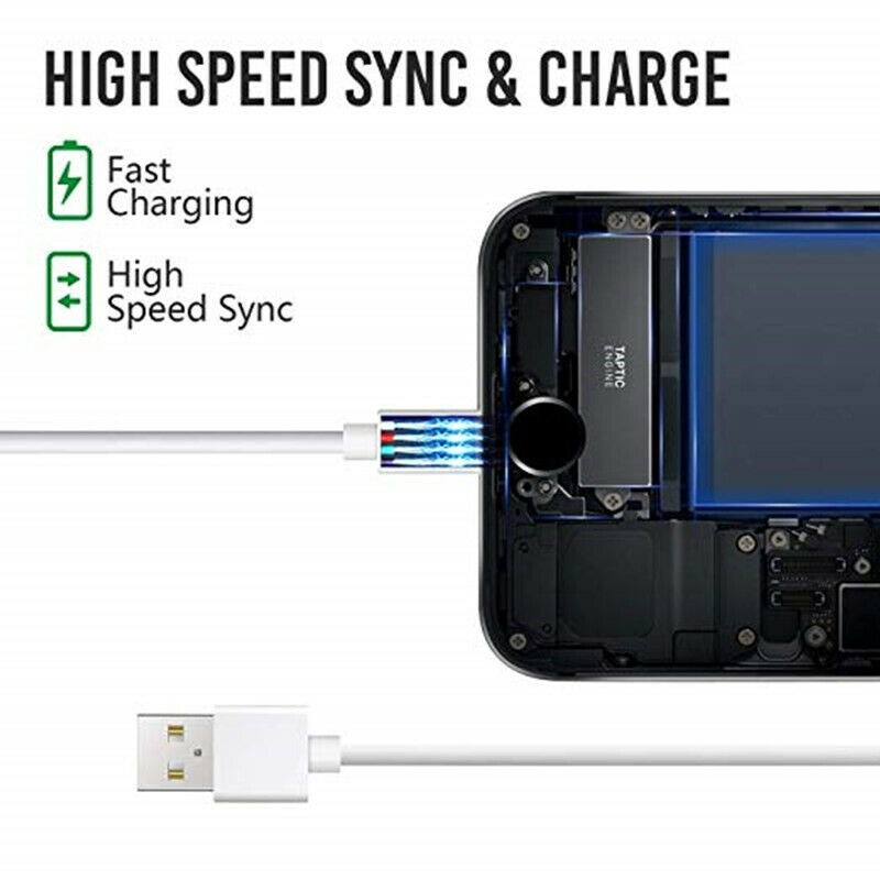 Fast Charging Cable USB Lead 6ft Charger Cord For iPhone 13 12 11 X XR 8 7 6 5 gallery
