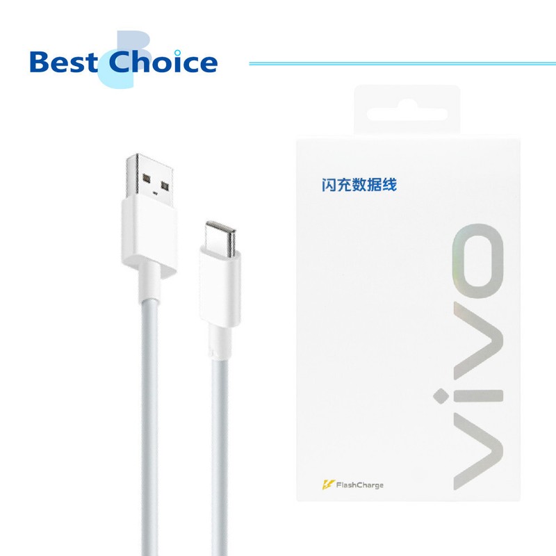 Original VIVO Official 8A USB-A to Type-C Fast-Charging Cable_Support 80W (Max)