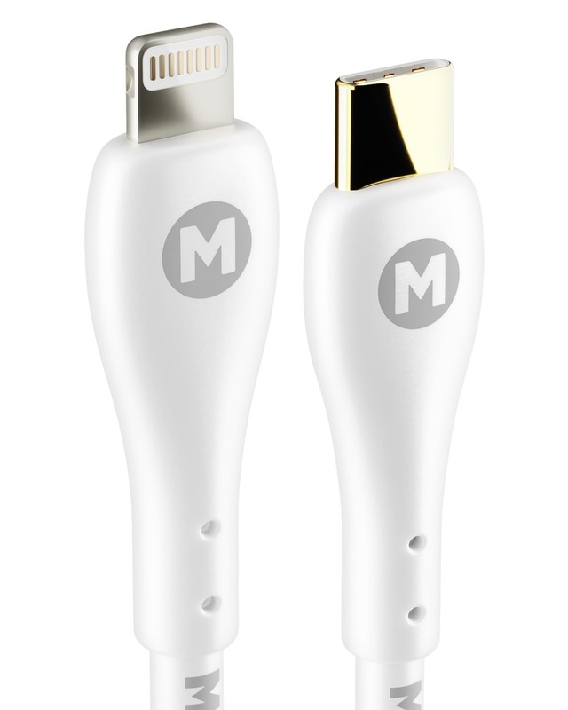 Lux USB-C to Lightning Cable | Alpine White | 6ft | Apple MFi Certified | Fas...