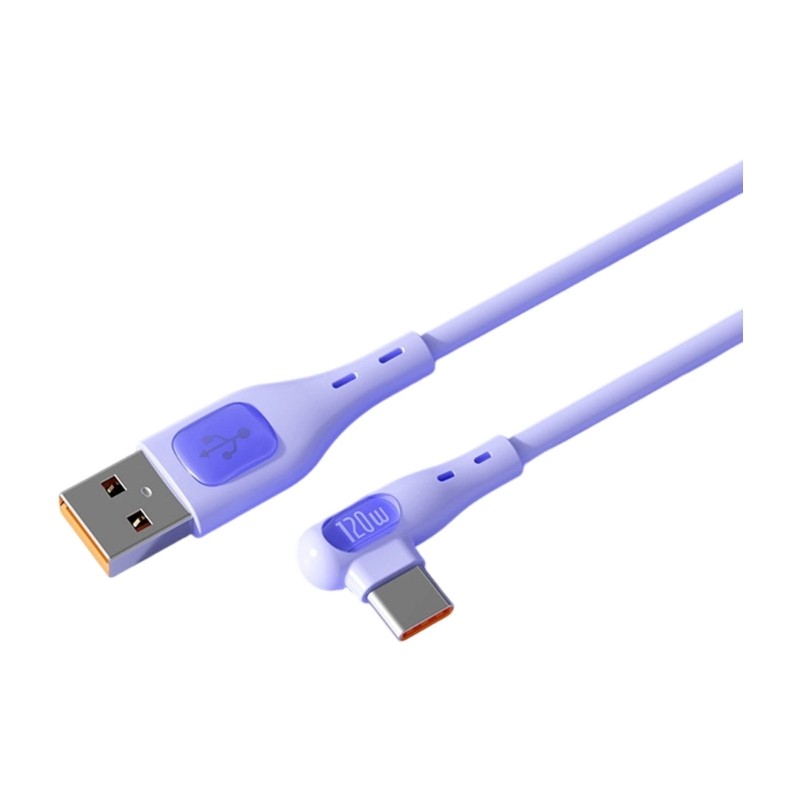 120W 6A USB Cable USB to USB C Cable Type C Fast Charging Silicone Cord Replace gallery