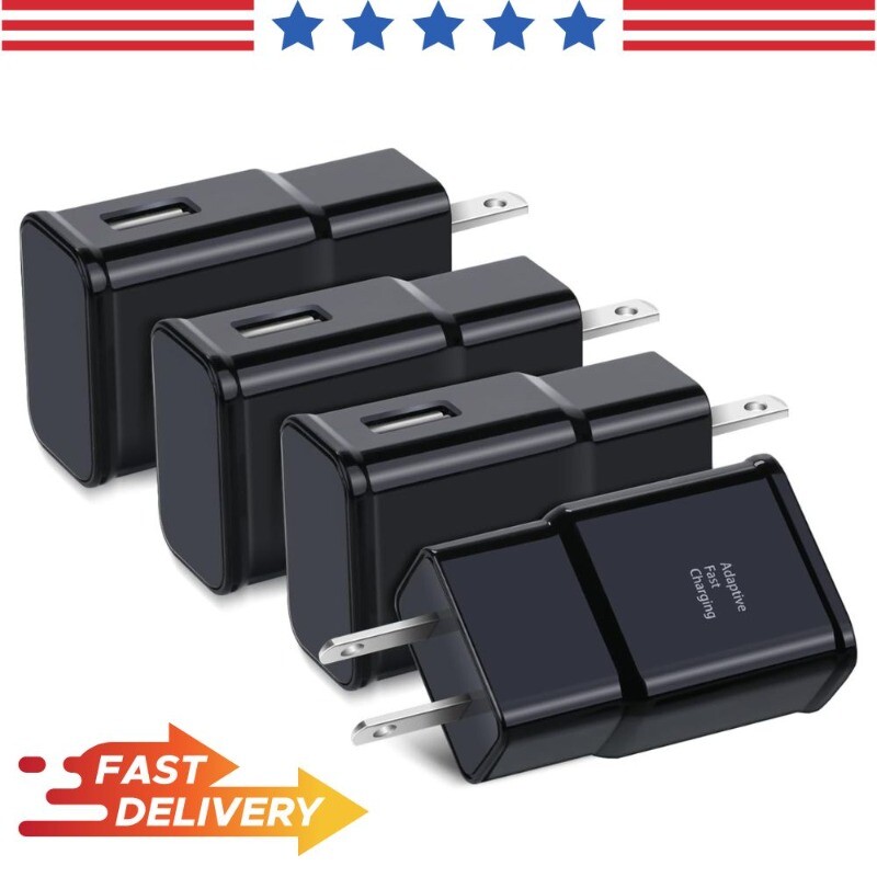 4X Adaptive Fast Wall Plug Charger For iPhone Samsung HTC LG Android Universal