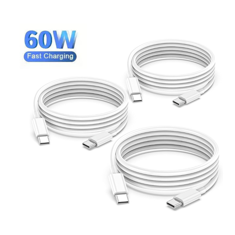 3X USB-C to USB-C Fast Cable Charger Type C Cord For iPhone 15/16 Pro 15/16Max