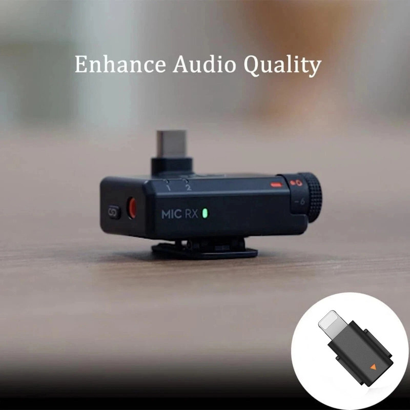 original For DJI Mic Mini Mobile Phone Adapter For iPhone 14/13/12/11/XS MAX/XR gallery