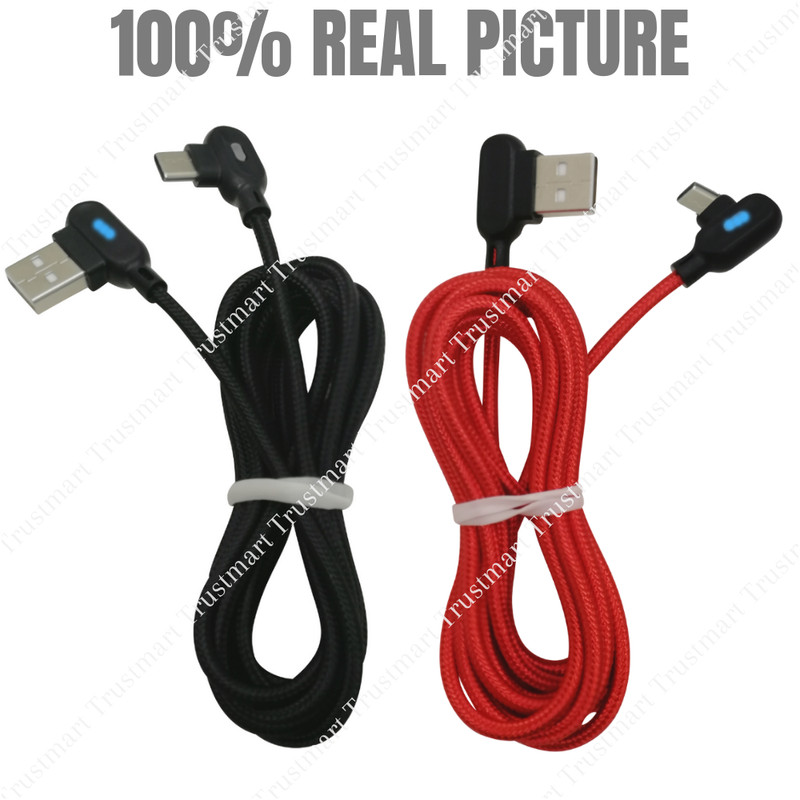 3 Pack 90 Degree Fast USB Type C Charging Cable 3Ft 6Ft For Samsung Charger Cord gallery