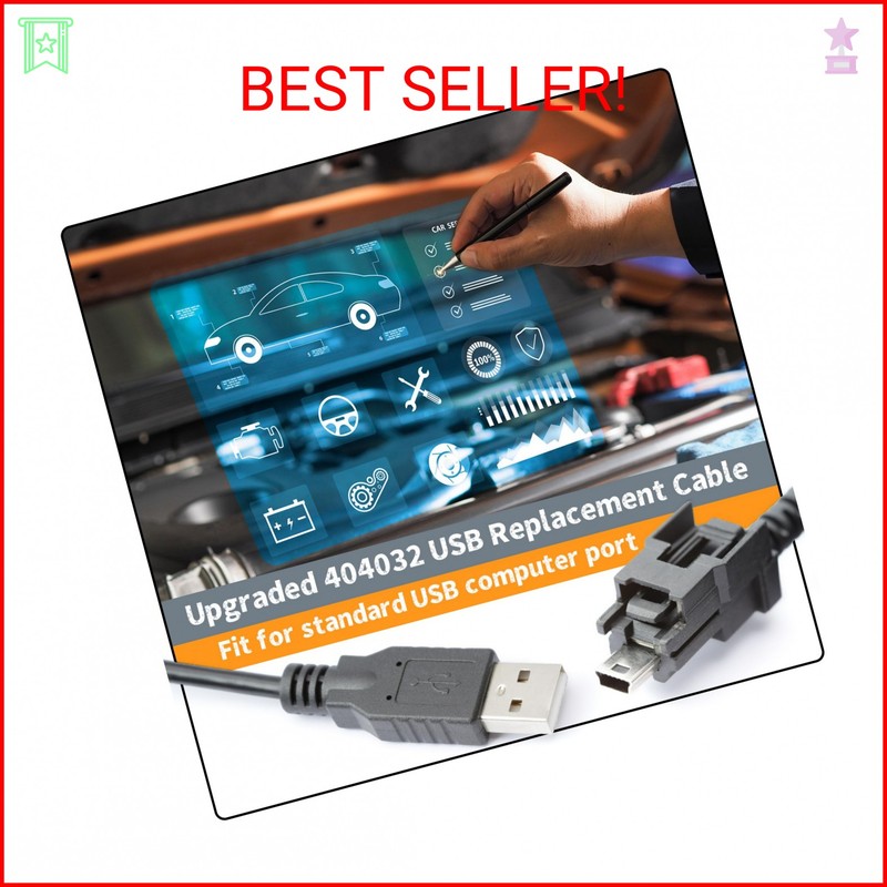 Erchon 404032 USB Cable Replacement for Nexiq USB Link 2 3 for Cummins Inline 7, gallery