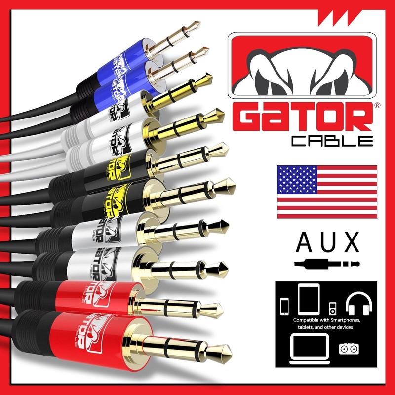 AUX 3.5mm Audio Cable Cord Male to Male For Phone iPhone Samsung LG Earphones gallery