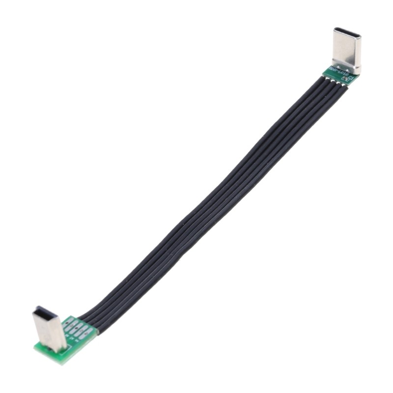 Silicone Cable Angled Type C to USB Cable for Easy Connection in Small Area gallery