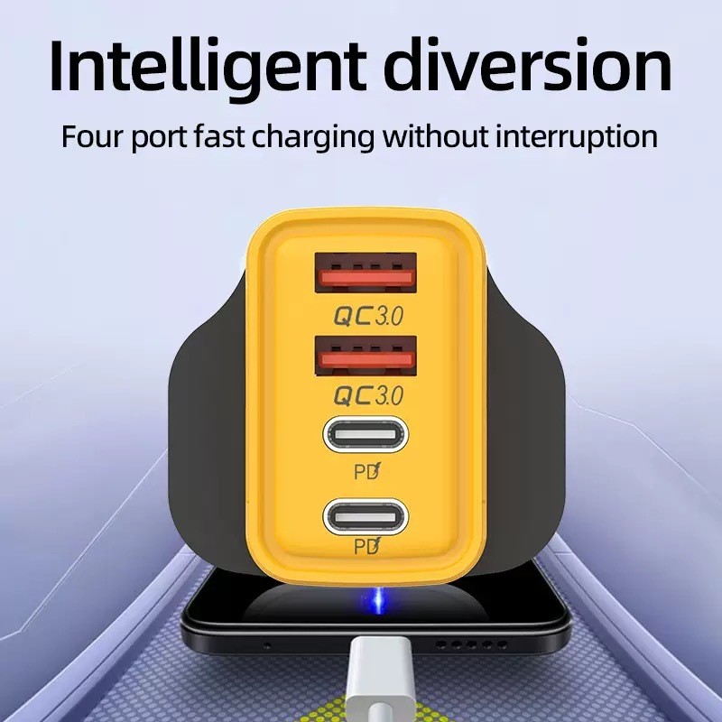 240W Fast Charging USB Type C Wall Charger For iPhone Samsung Android Phone gallery