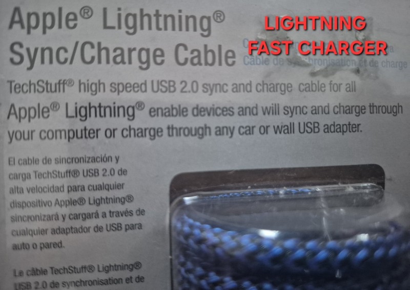 APPL 10 FT USB Sync/Charge Cable LIGHTNIN SPEED CHARGE NEW gallery