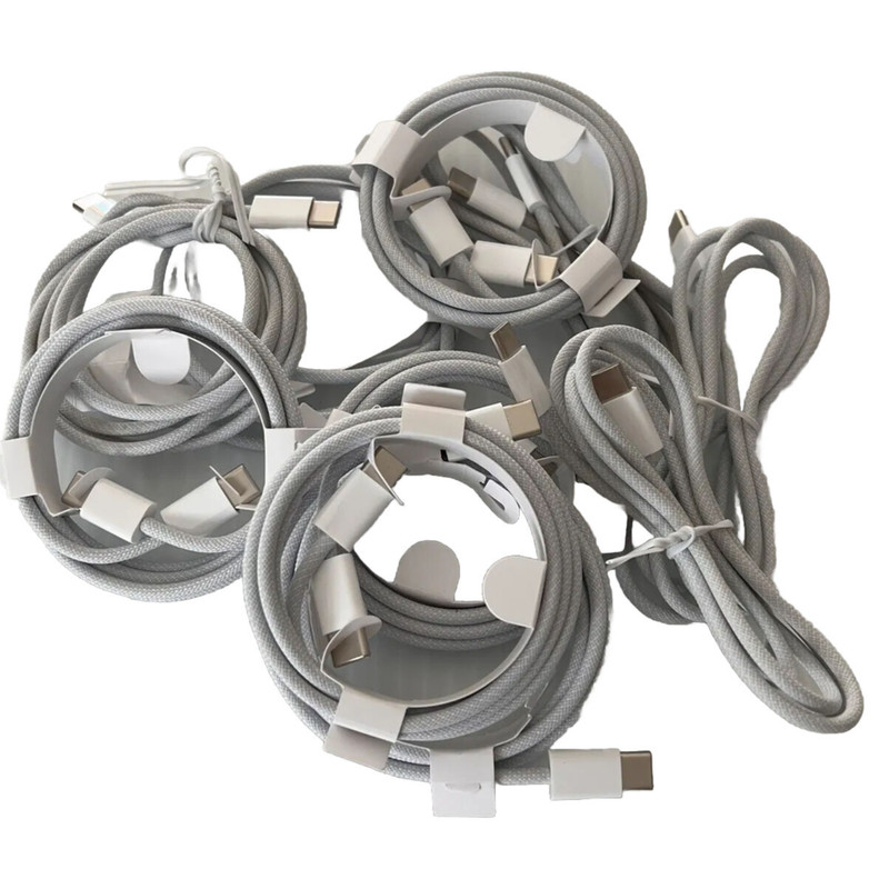 Lot of 10 Apple Braided Type C Charging Cables (1m) For iPhone 15 Series/iPad