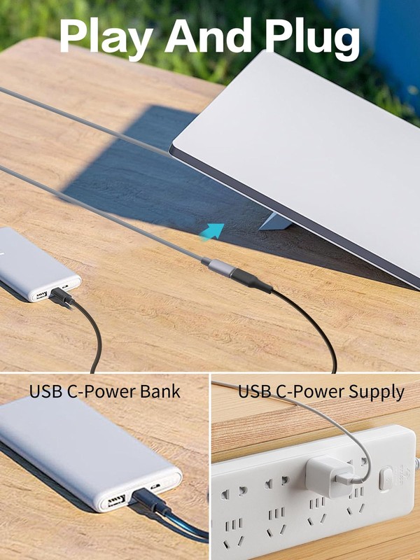 18AWG Starlink Mini USB C Cable 100W Input USB Type C to DC Waterproof Cable ... gallery