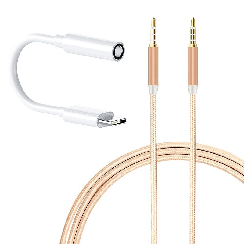High Speed Type C to 3.5mm Audio Aux Cable For Samsung Galaxy Z Fold 4 SM-F936U