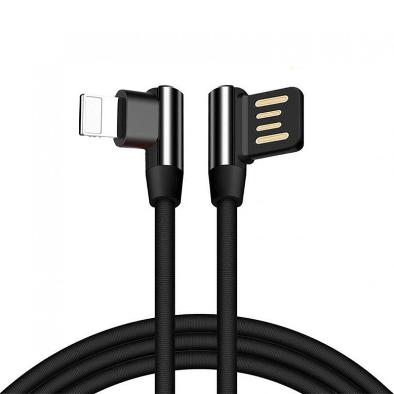 FOR IPHONES IPADS IPODS ANGLE USB CABLE 10FT CHARGER CORD POWER WIRE SYNC 90