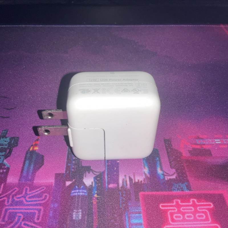 Apple Genuine OEM 12W USB Power Adapter for (iPhone iPad), A1401 Tested Works