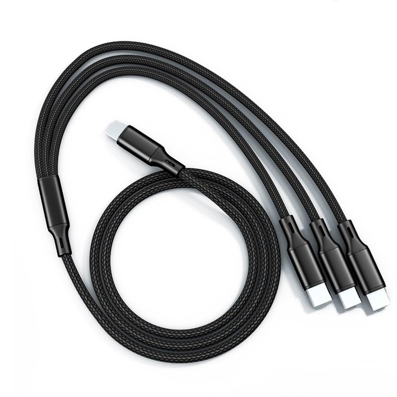 6ft USB Multi Charging Cable - USB Splitter 1 in 3 Out Fast Charging Cord, 3 ... gallery