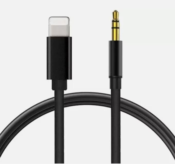 Aux Cord for iPhone iPad in Car, 8pin to 3.5mm Aux Stereo Audio Cable 3.3ft