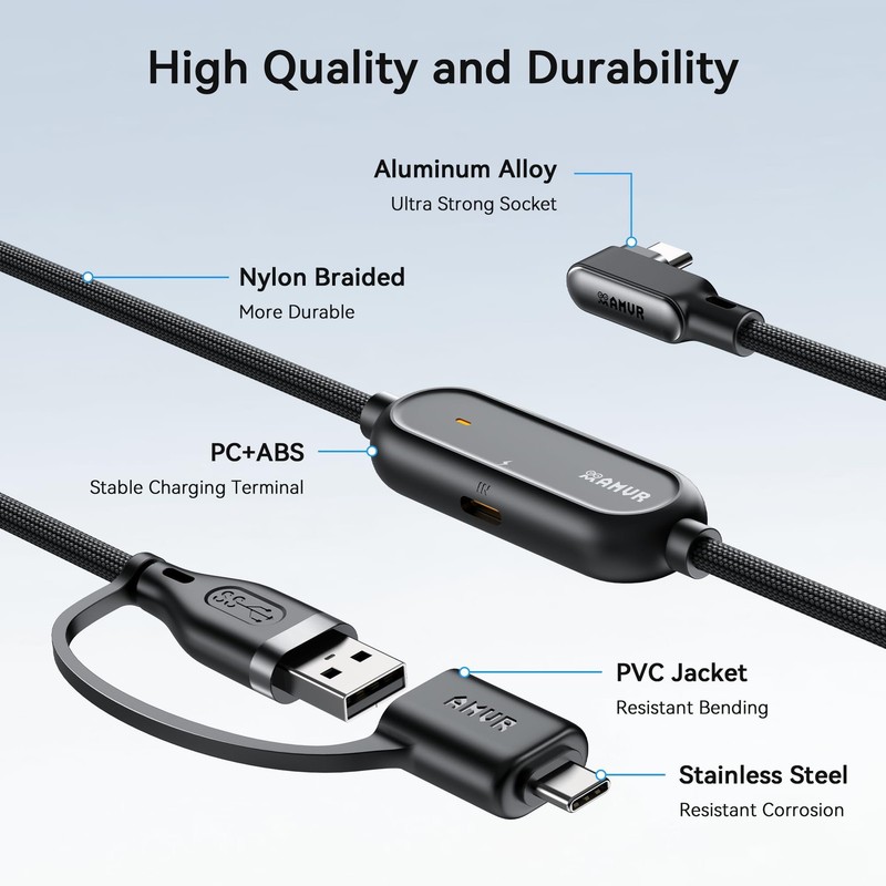 Link Cable with Charging 16FT Compatible with Meta Quest 3/3S/2/Pico 4 Access... gallery