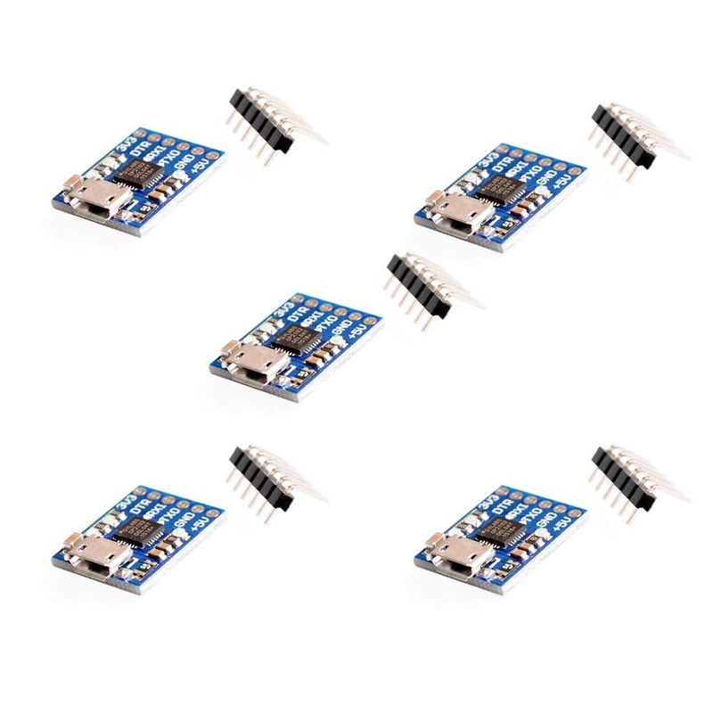 5 PCS CP2102 Micro USB To UART TTL Module Serial Converter Programmer