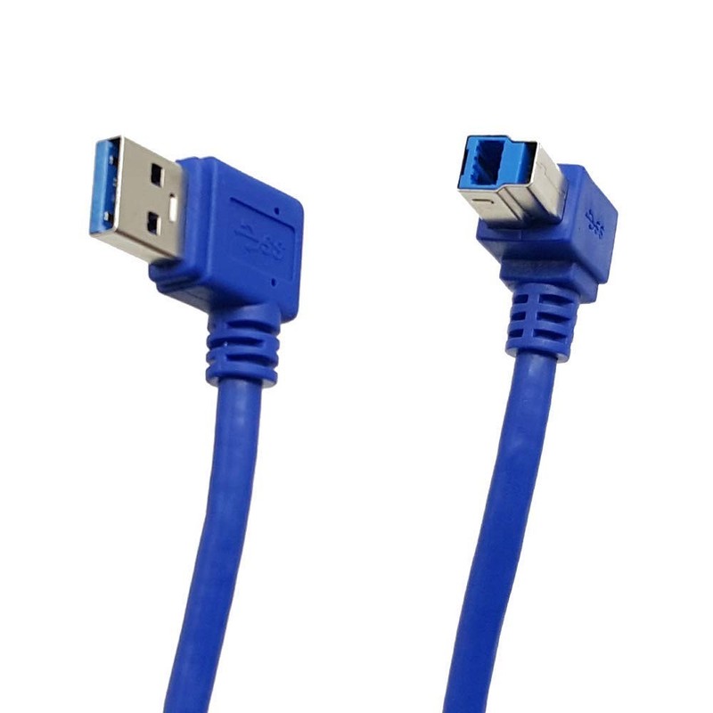 Seadream Angled USB 3.0 Printer Cable; 2Pack 1 ft / 30cm SuperSpeed USB3.0 A ... gallery