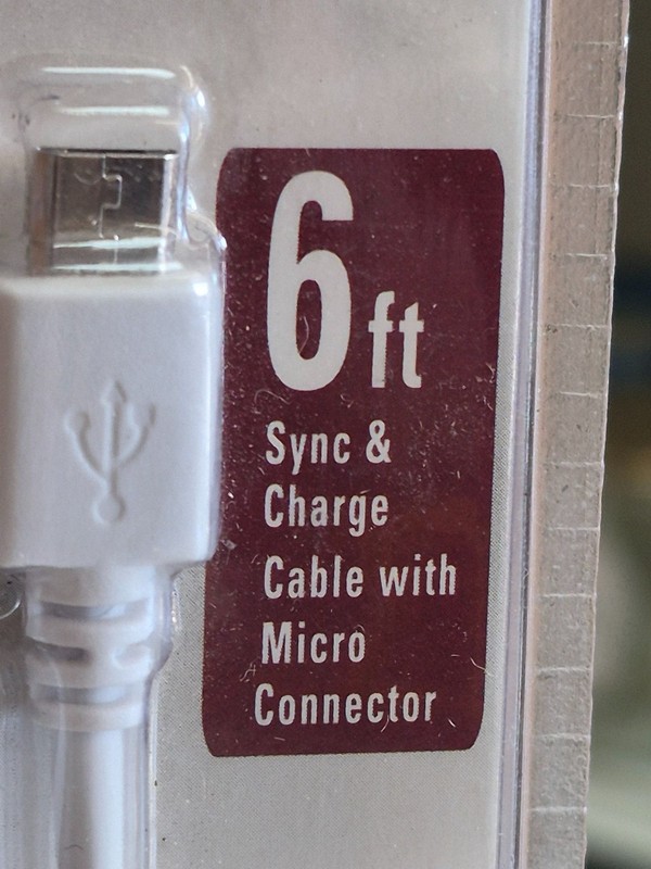 Wireless Gear 6 Ft Micro USB Sync & Charge Cable gallery