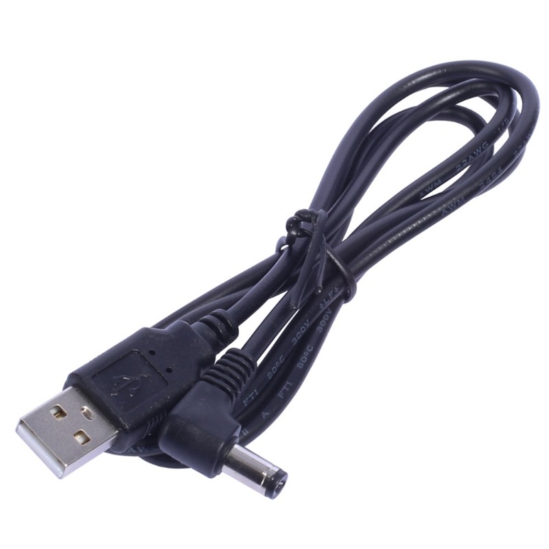 Portable USB to DC5.5 x 2.1mm Charge Line for Mini Display Straight/Angled Plug gallery