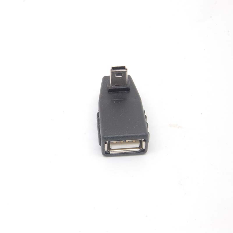90 Degree down angle A Female to 5-pin B Male Mini USB OTG Host adapter USB2.0 gallery