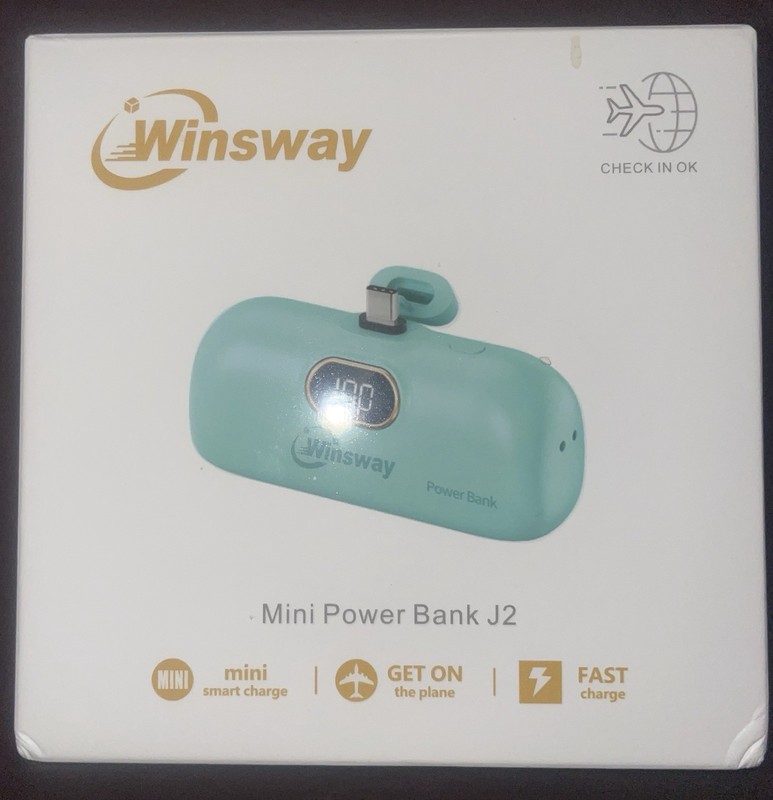 5000mAh Teal Portable Power Bank Mini Battery For Android iPhone C Charger NEW