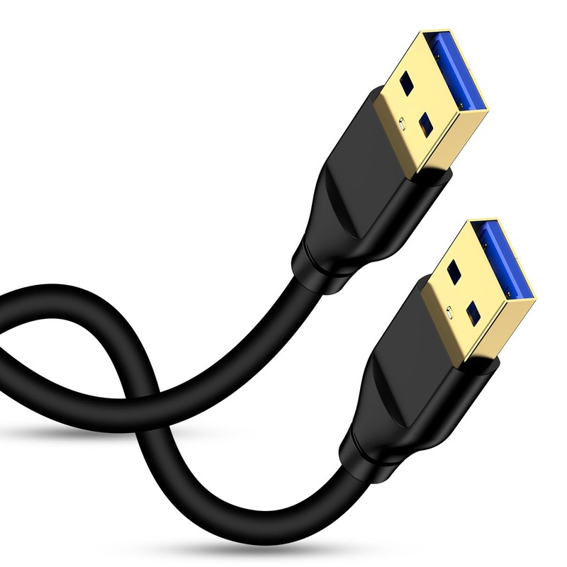 USB To USB Cable 6ft USB A To A Male To Male 3.0 Double Sided Data Transfer